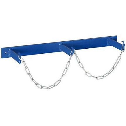 Nástěnný držák na láhve a technické plyny, 2 láhve