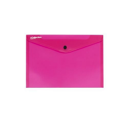 Plastové spisové desky Quick na cvok, 10 ks, červené