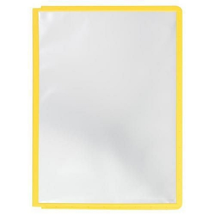 Informační rámečky Cordoba A4, 5 ks, žluté