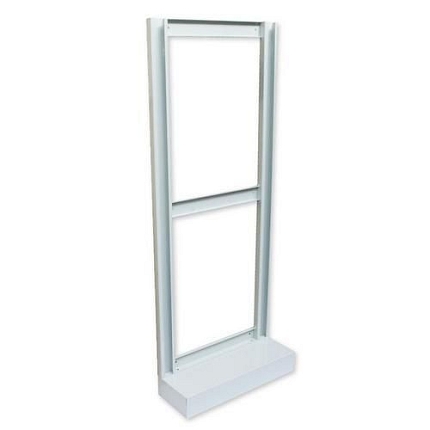 Kovový stojan na zásuvkové moduly, střední jednostranný