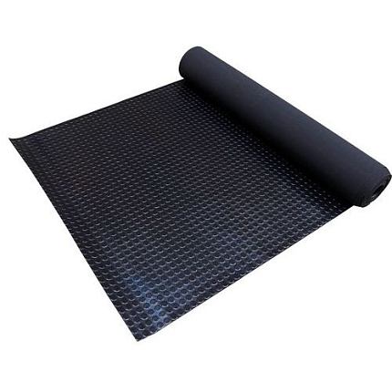 Protiúnavová průmyslová rohož s penízkovým povrchem, šířka 120 cm, metrážová