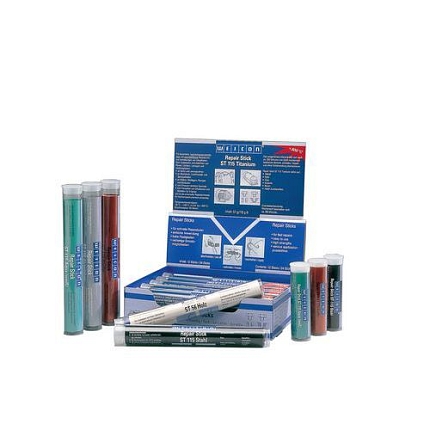 Opravárenská hmota v tyčince, ocel