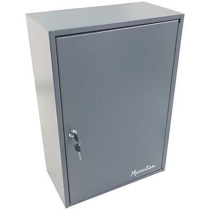 Skříňka na klíče Manutan Expert, 300 háčků, světle šedá