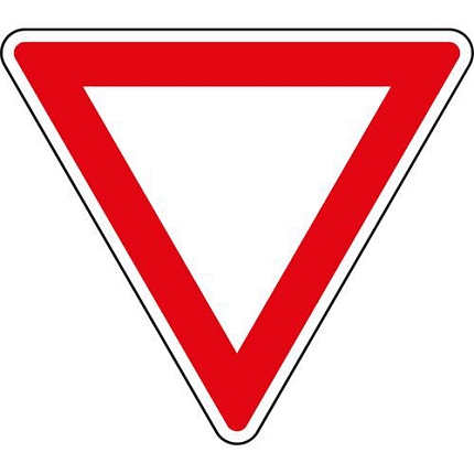 Dopravní značka Dej přednost v jízdě (P4)