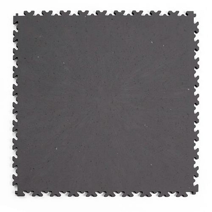 Zátěžová podlaha Fortelock Industry Ultra ECO, dezén kůže, dlaždice, šedá