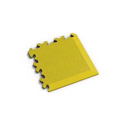Zátěžová podlaha Fortelock Industry Ultra, dezén kůže, roh, žlutý