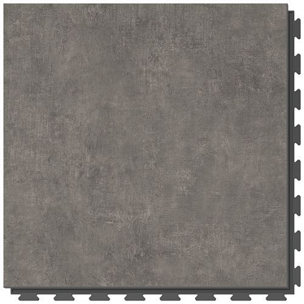 Podlaha Fortelock Business, dezén Pinnacles, dlaždice, spára tmavě šedá