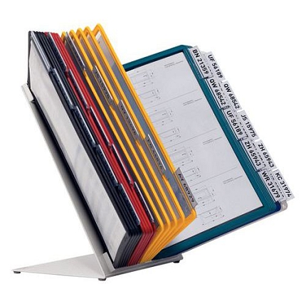 Stolní držák Vario s opěrkou, 30 kapes A4 - Tarifold