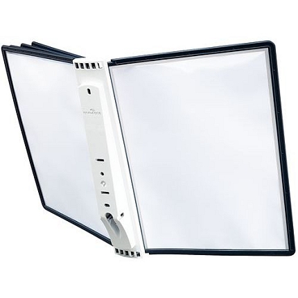 Nástěnný držák na dokumenty Sherpa, černé kapsy, 5 kapes - Durable