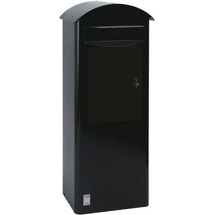 Poštovní schránka Khartoum Š: 35/V: 100 cm černá kovová