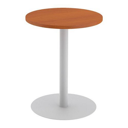 Kruhový konferenční stůl Abonent, 60 x 75 cm, dezén třešeň Oxford