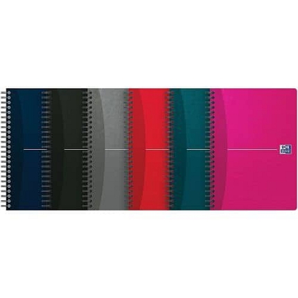 Blok kroužkový Oxford Office, s boční spirálou, 5 ks