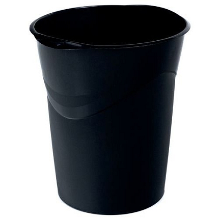 Plastový odpadkový koš Manutan Expert, objem 14 l