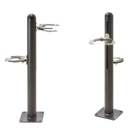 Venkovní stojan na koloběžky Permet, 2 místa, uzamykatelný