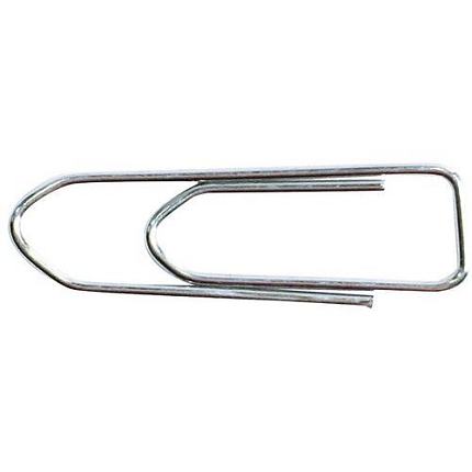 Kancelářské sponky Manutan Expert s trojúhelníkovou špičkou, délka 25 mm