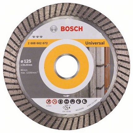 Bosch - Diamantové řezné kotouče Best for Universal Turbo pro úhlové brusky