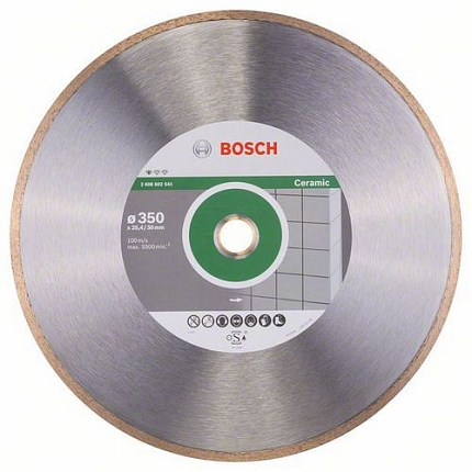 Bosch - Diamantový řezný kotouč Standard for Ceramic 350 x 30+25,40 x 2 x 7 mm