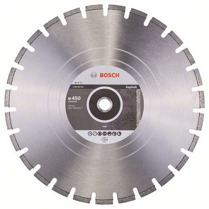 Bosch - Diamantový řezný kotouč Standard for Asphalt 450 x 25,40 x 3,2 x 10 mm