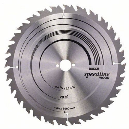 Bosch - Pilové kotouče  Speedline Wood pro stolní okružní pily
