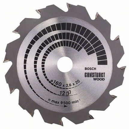 Bosch - Pilové kotouče Construct Wood pro ruční okružní pily