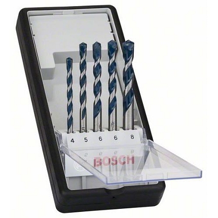 Bosch - 5dílná sada vrtáků do betonu Robust Line CYL-5 4; 5; 6; 6; 8 mm