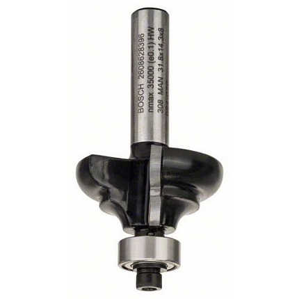 Bosch - Profilová fréza C 8 mm, R1 4,8 mm, B 9,5 mm, L 14 mm, G 57 mm
