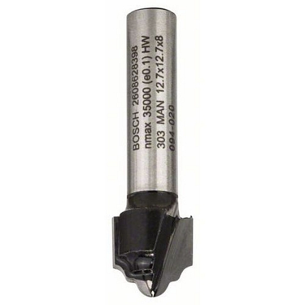 Bosch - Profilová fréza H 8 mm, R1 2,4 mm, D 12,7 mm, L 12,4 mm, G 46 mm