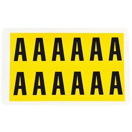 Samolepicí písmena, 38 x 21 mm