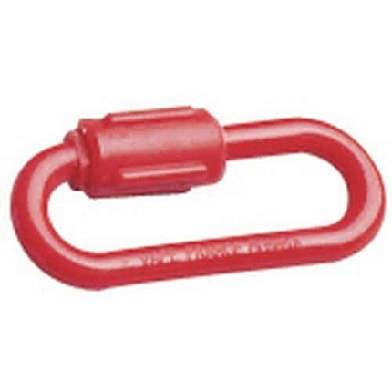 Polyamidová rychlospojka na plastové řetězy, červená, průměr 8 mm