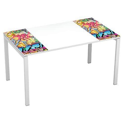 Kancelářský stůl Manutan Expert Easy Office, 140 x 80 x 75 cm, freestyle