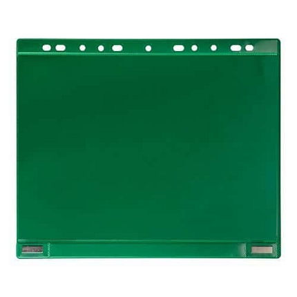 Informační kapsy Tarifold A4 s euroděrováním, magnetické, zelené