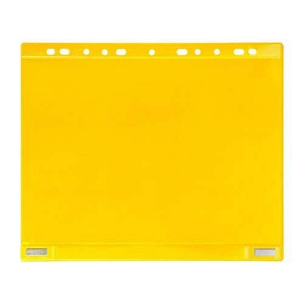 Informační kapsy Tarifold A4 s euroděrováním, magnetické, žluté