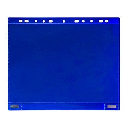 Informační kapsy Tarifold A4 s euroděrováním, magnetické, modré