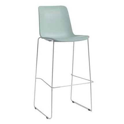 Barová židle Zenith, stohovatelná, modrá