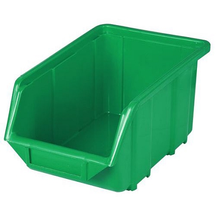 Plastový box Ecobox medium 12,5 x 15,5 x 24 cm, zelený