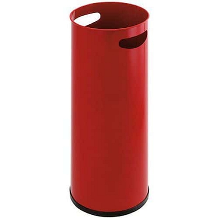 Kovový stojan na deštníky červený