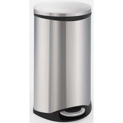 Odpadkový koš Shell 30 l z matné nerezové oceli