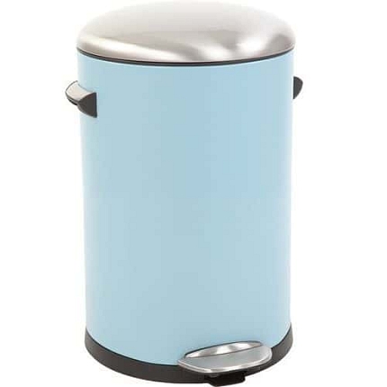 Odpadkový koš s nožním pedálem Belle Deluxe 12 l světle modrý – EKO
