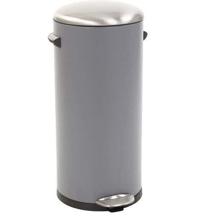 Odpadkový koš s nožním pedálem Belle Deluxe 30 l šedý – EKO