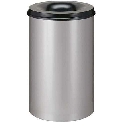 Ohnivzdorný koš na papír V-Part 15 l hliník