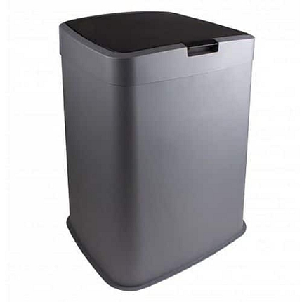 Odpadkový koš 70 l V-Part šedý/černý