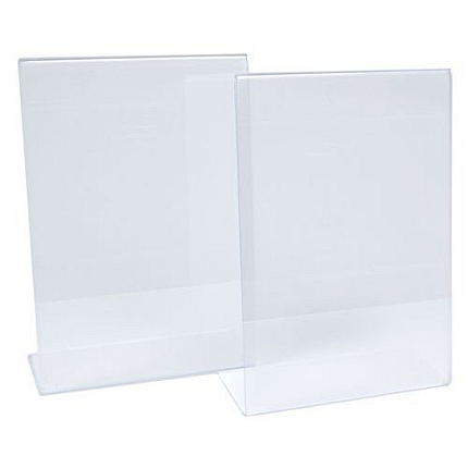 Stojánek na letáky Manutan Expert, typ L na výšku, A4