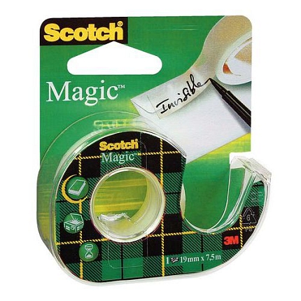 Lepicí páska Scotch Magic, neviditelná, 19 mm x 7,5 m, 1 ks