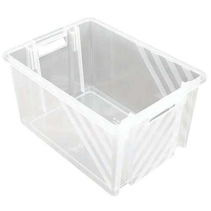 Stohovatelný plastový box NovaBac, průhledný, 18 l