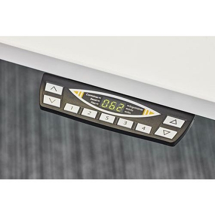 Ovládací panel s pamětí pro stoly ALFA UP, černý