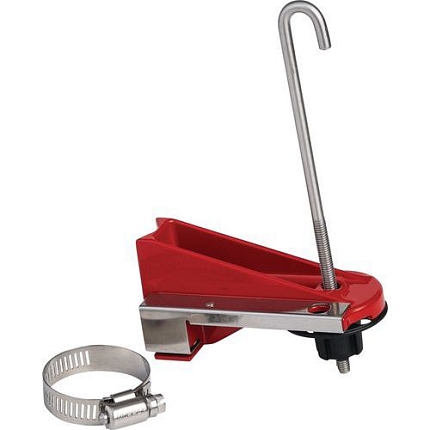 Uzamykací systém na uzavírací pákový ventil Brady, výška 108,20 mm