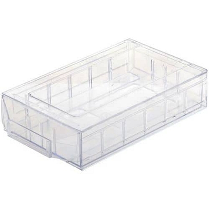 Zásuvkový box, průhledný, objem 2 l