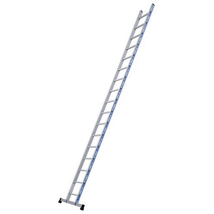 Hliníkový žebřík Platinum Single Tubesca-Comabi, 17 příček