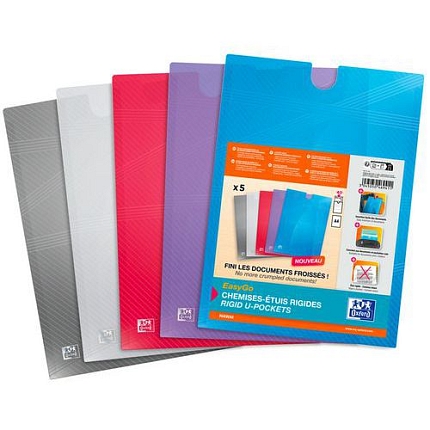 Složka na dokumenty Oxford EasyGo Hawaii A4 PP, různé barvy