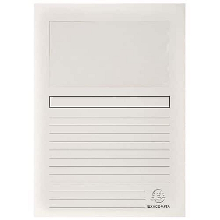 Složky na dokumenty Super s okénkem 160 g/m2, balení 100 ks, 22x31 cm, mix barev